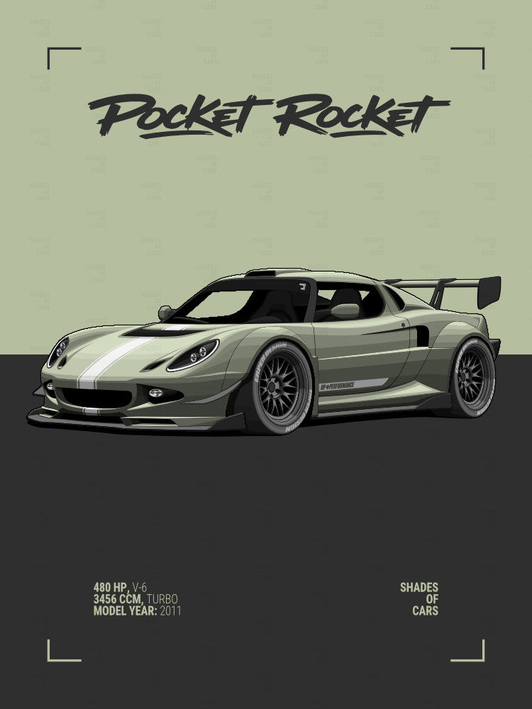 Pocket Rocket | Automotive Poster