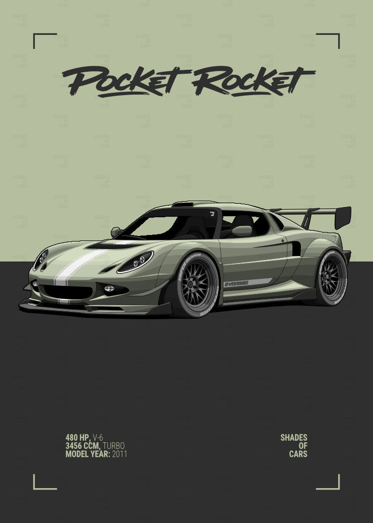 Pocket Rocket | Automotive Poster