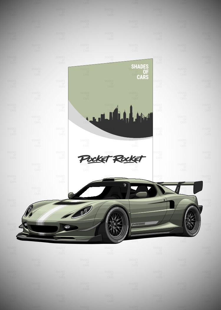 Pocket Rocket | Automotive Poster