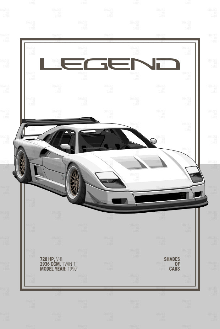 Italian Legend | Automotive Poster