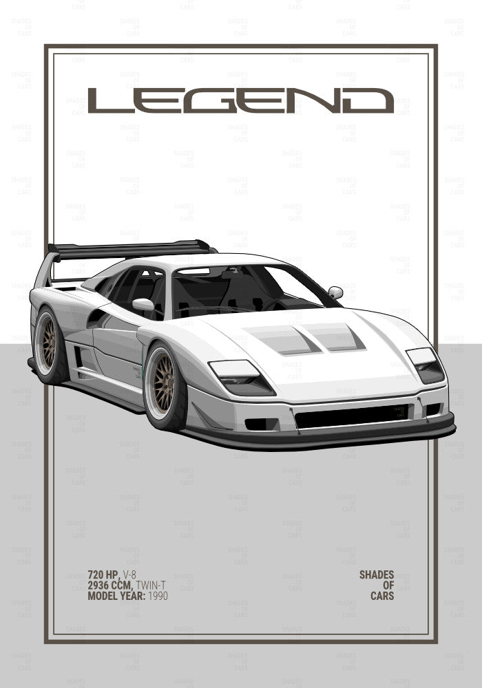 Italian Legend | Automotive Poster