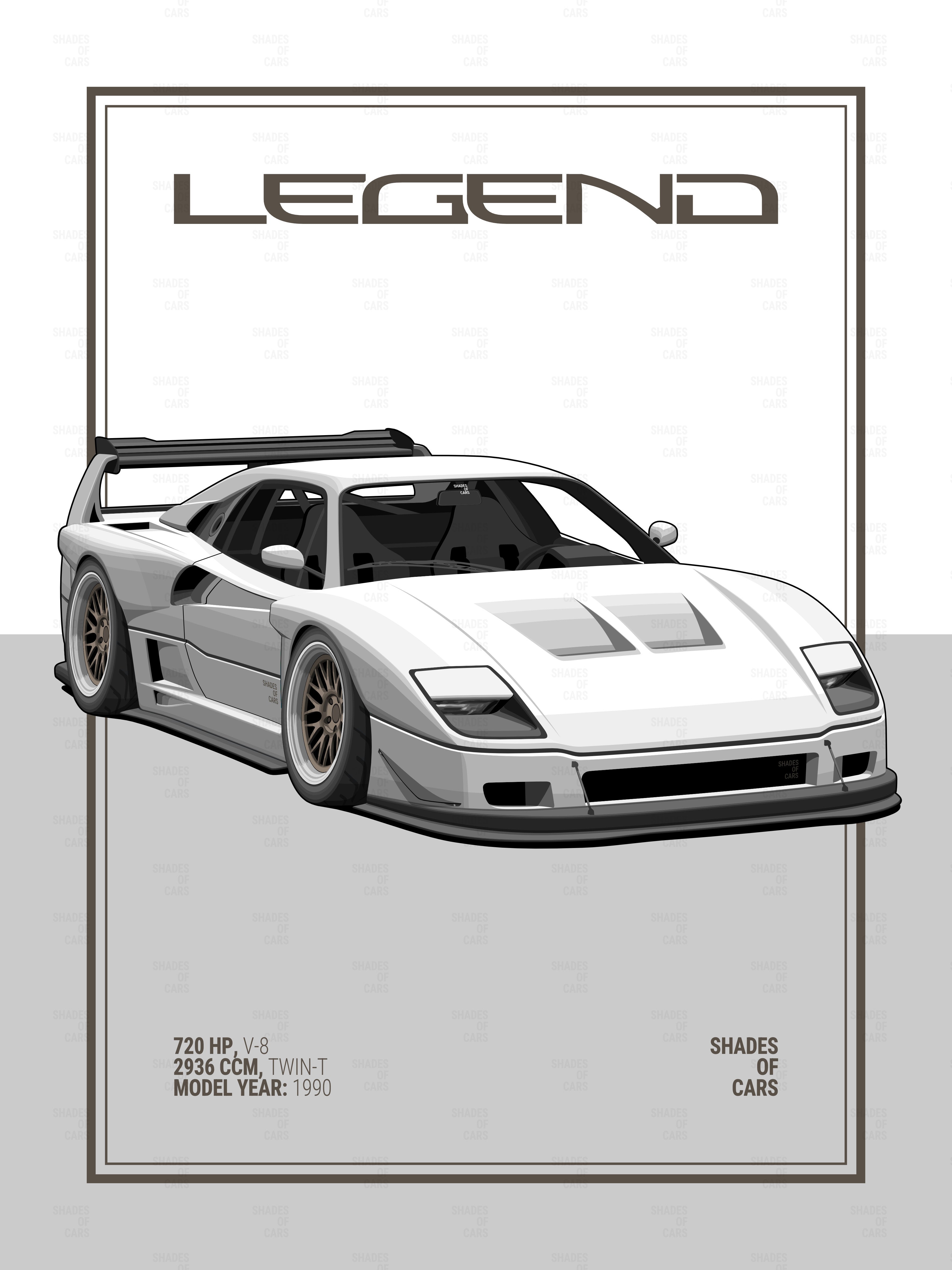 Italian Legend | Automotive Poster