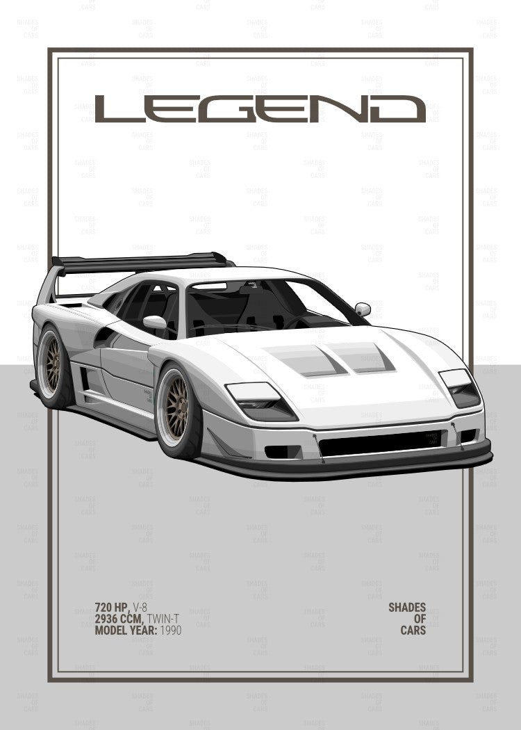Italian Legend | Automotive Poster