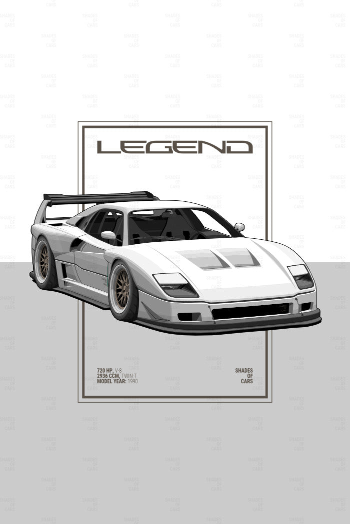 Italian Legend | Automotive Poster
