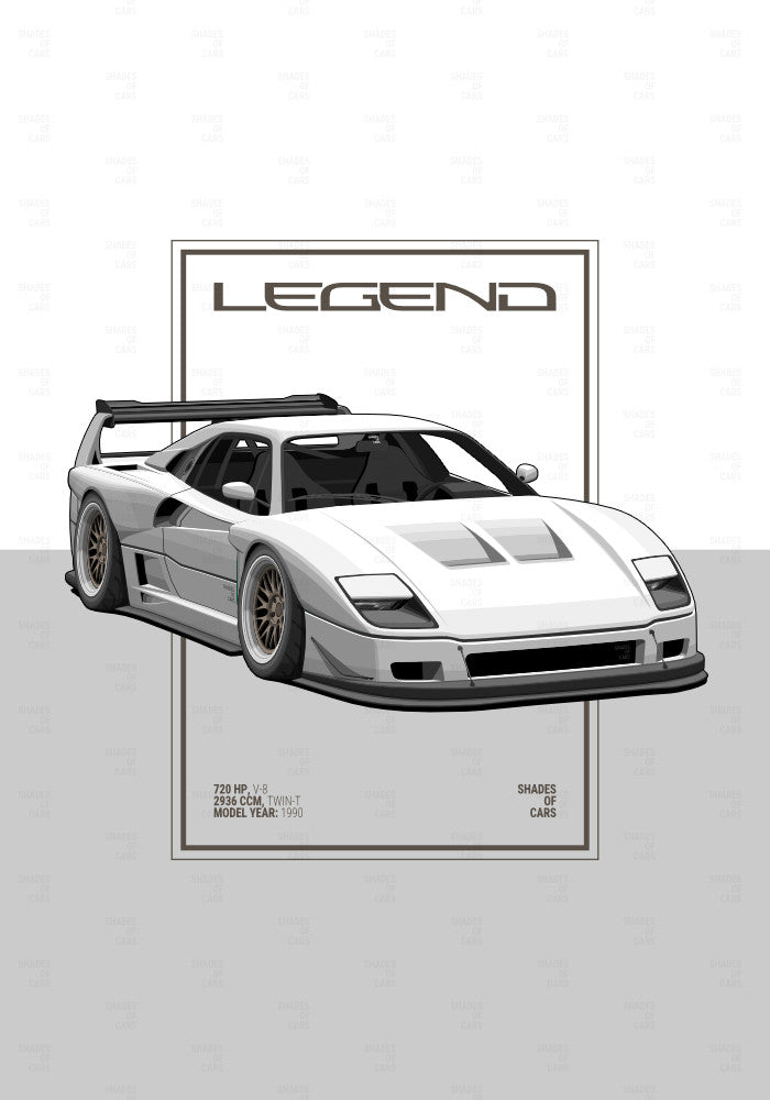 Italian Legend | Automotive Poster