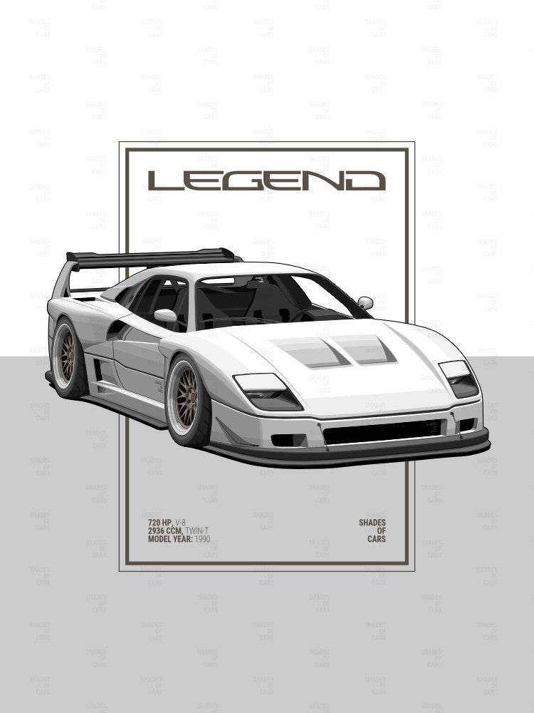 Italian Legend | Automotive Poster
