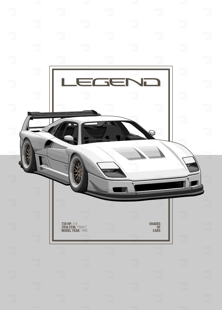 Italian Legend | Automotive Poster