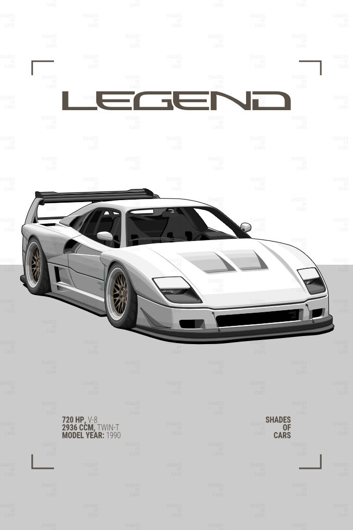 Italian Legend | Automotive Poster
