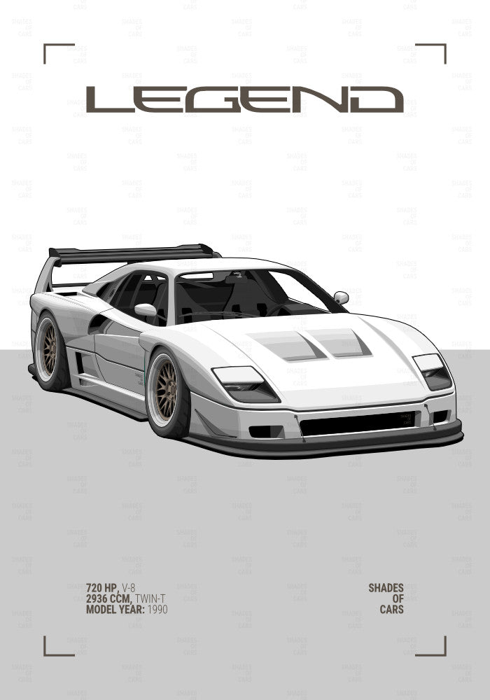 Italian Legend | Automotive Poster