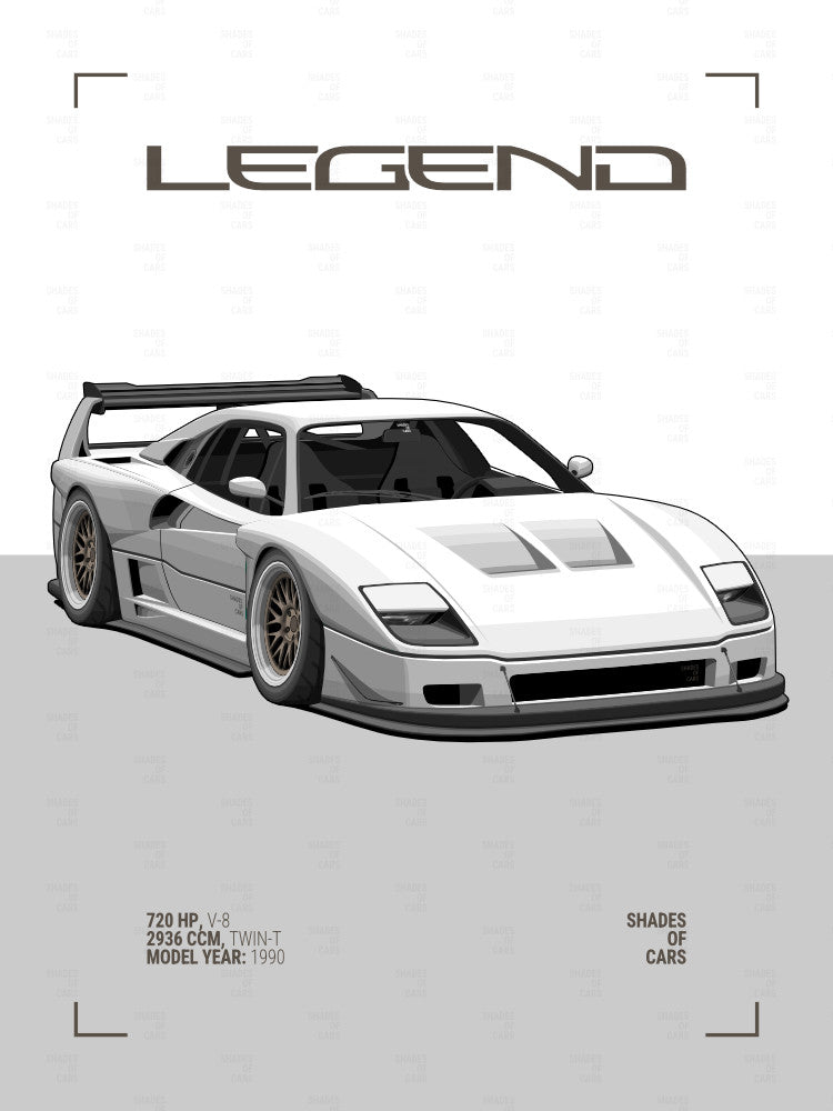 Italian Legend | Automotive Poster