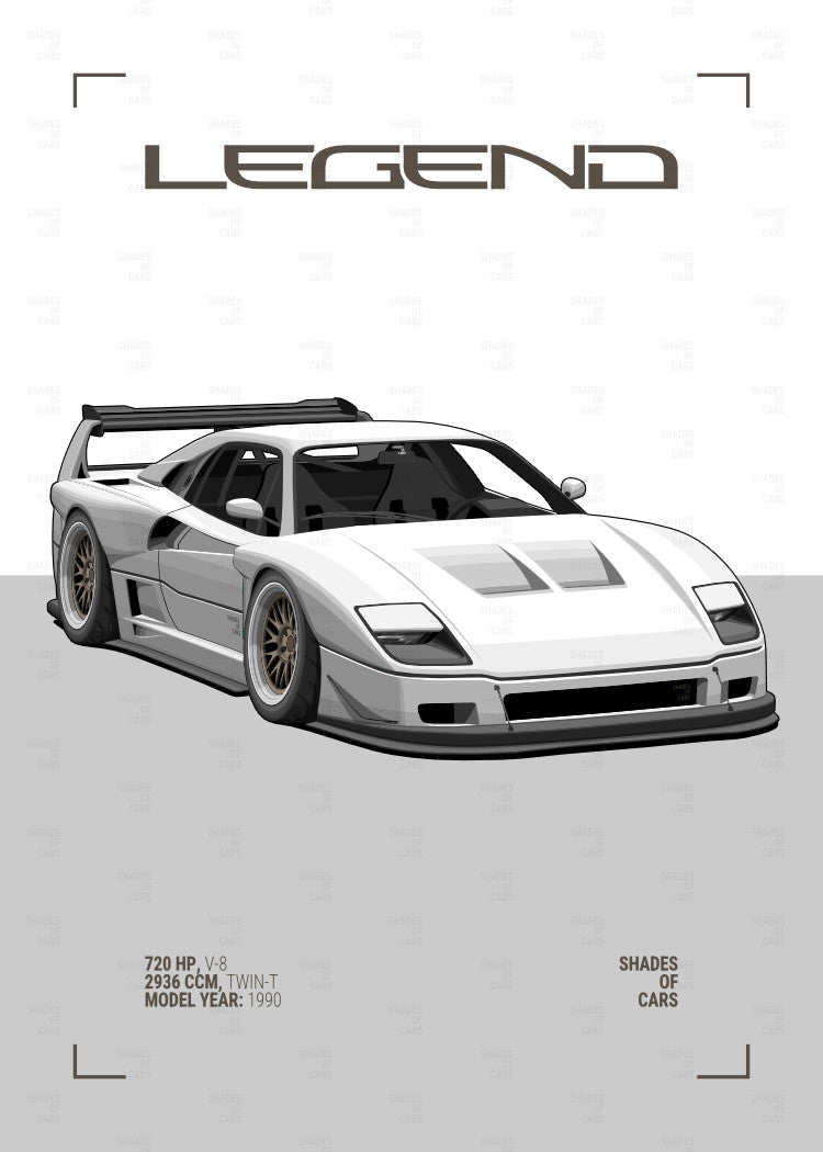 Italian Legend | Automotive Poster