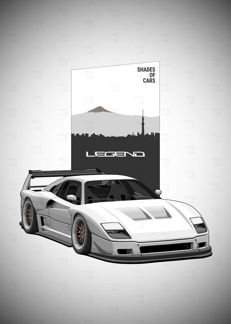 Italian Legend | Automotive Poster