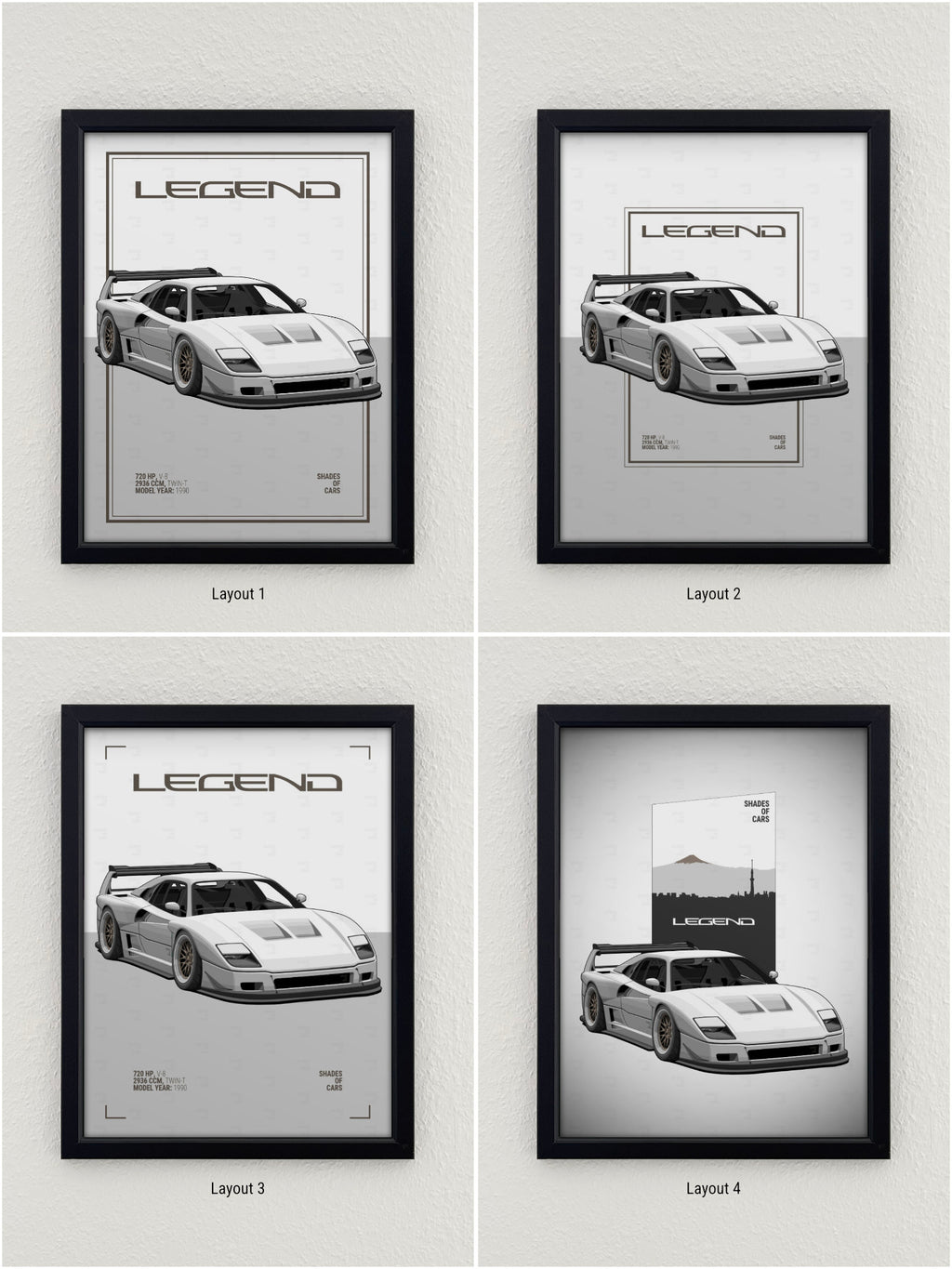Italian Legend | Automotive Poster