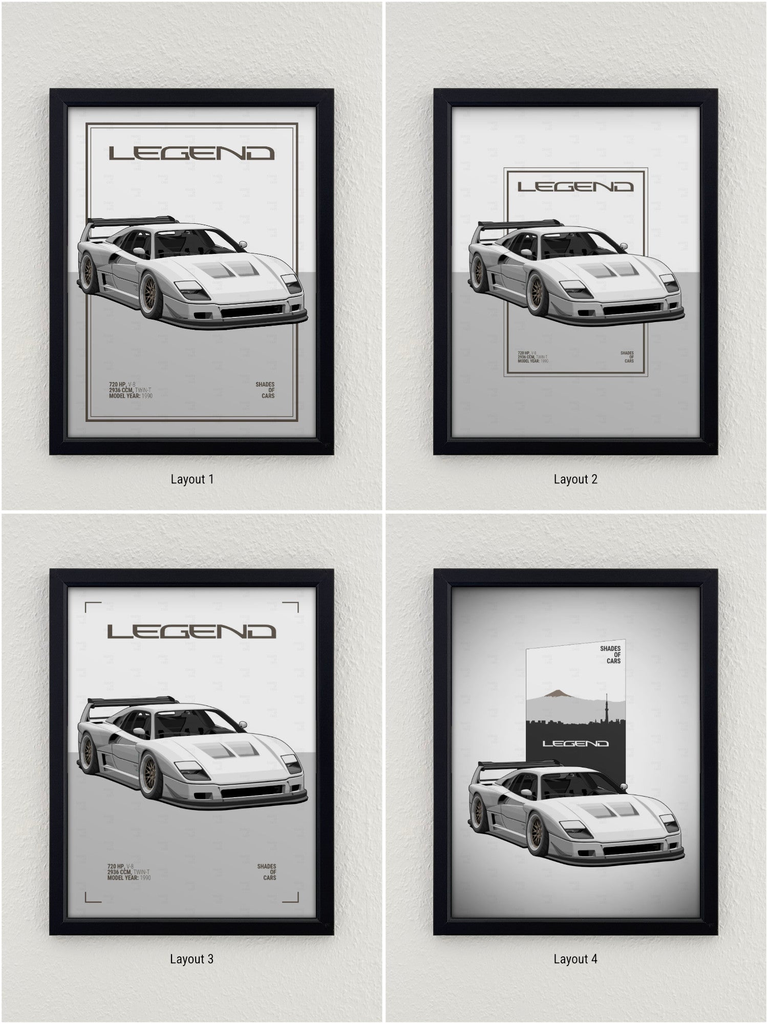 Italian Legend | Automotive Poster