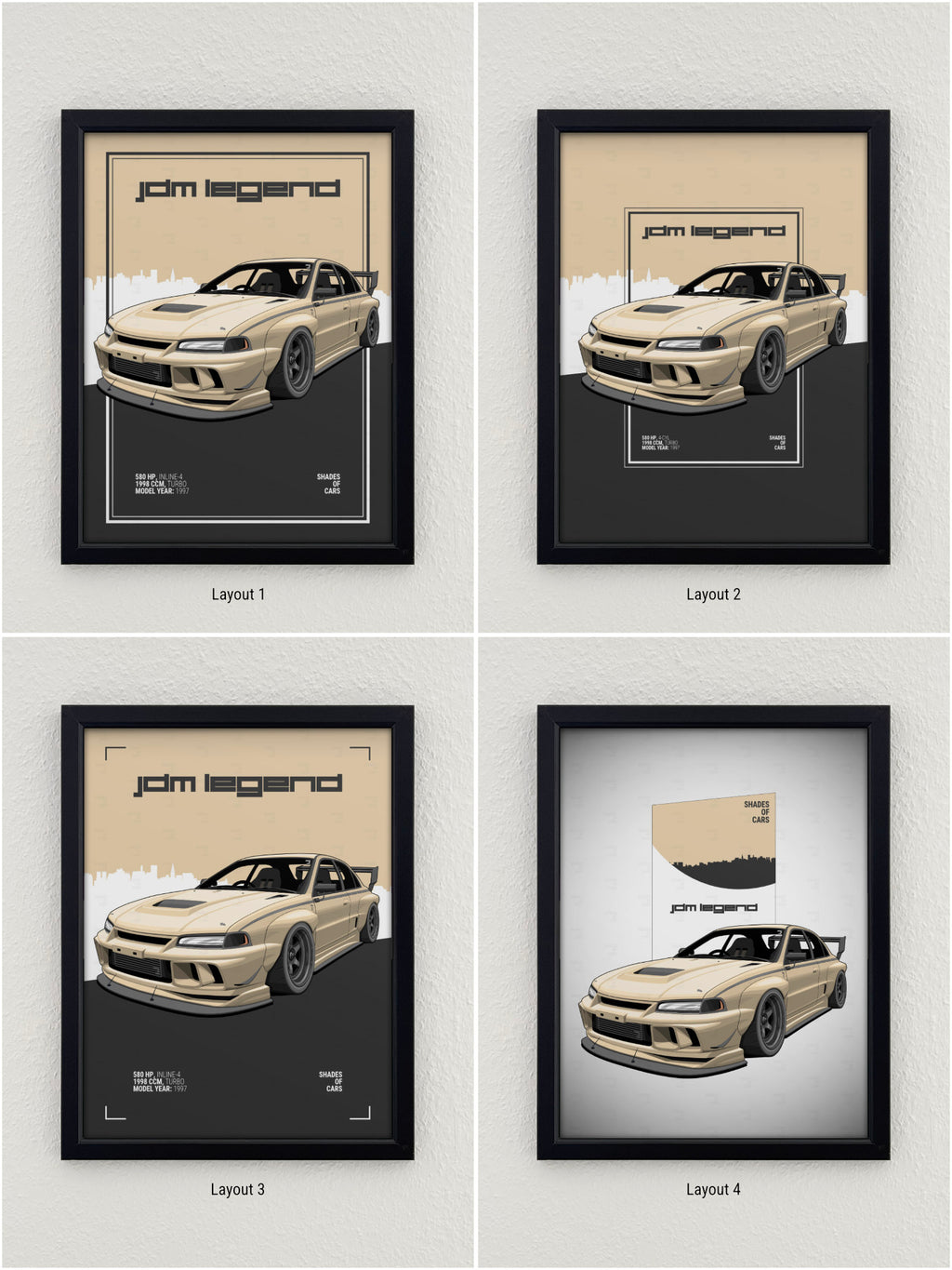 JDM LEGEND | Automotive Poster