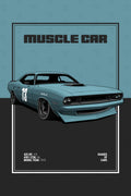 MUSCLE CAR | Automotive Poster