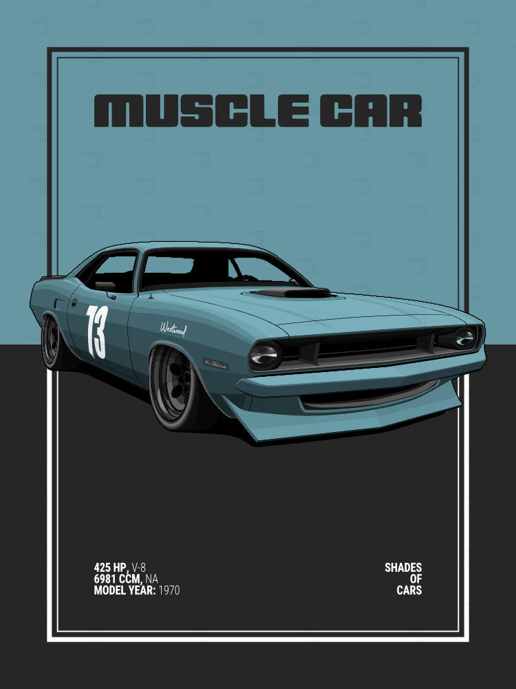 MUSCLE CAR | Automotive Poster