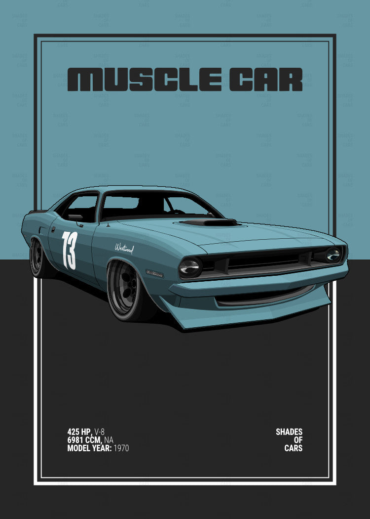 MUSCLE CAR | Automotive Poster