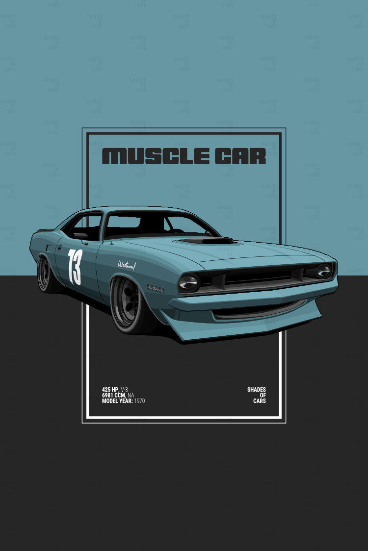 MUSCLE CAR | Automotive Poster