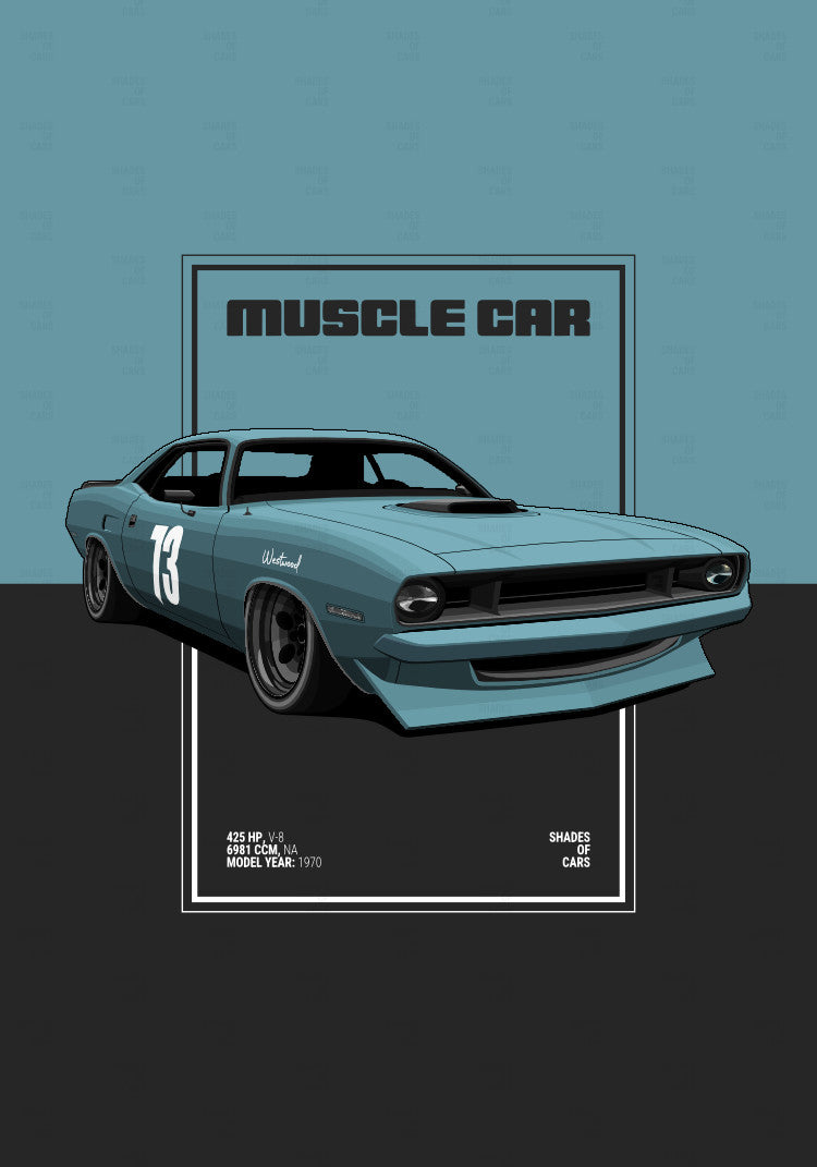 MUSCLE CAR | Automotive Poster