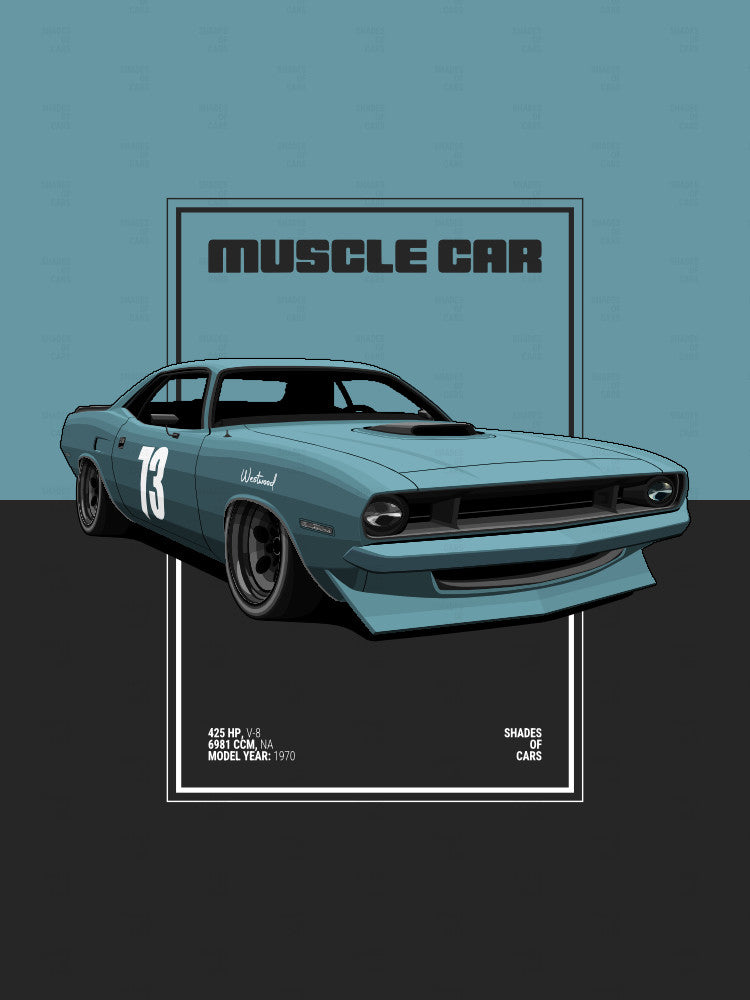 MUSCLE CAR | Automotive Poster