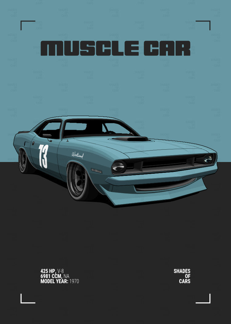 MUSCLE CAR | Automotive Poster