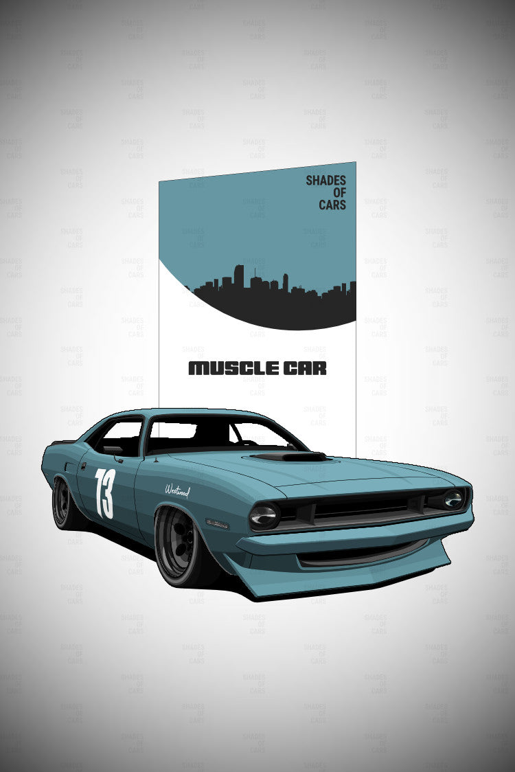 MUSCLE CAR | Automotive Poster