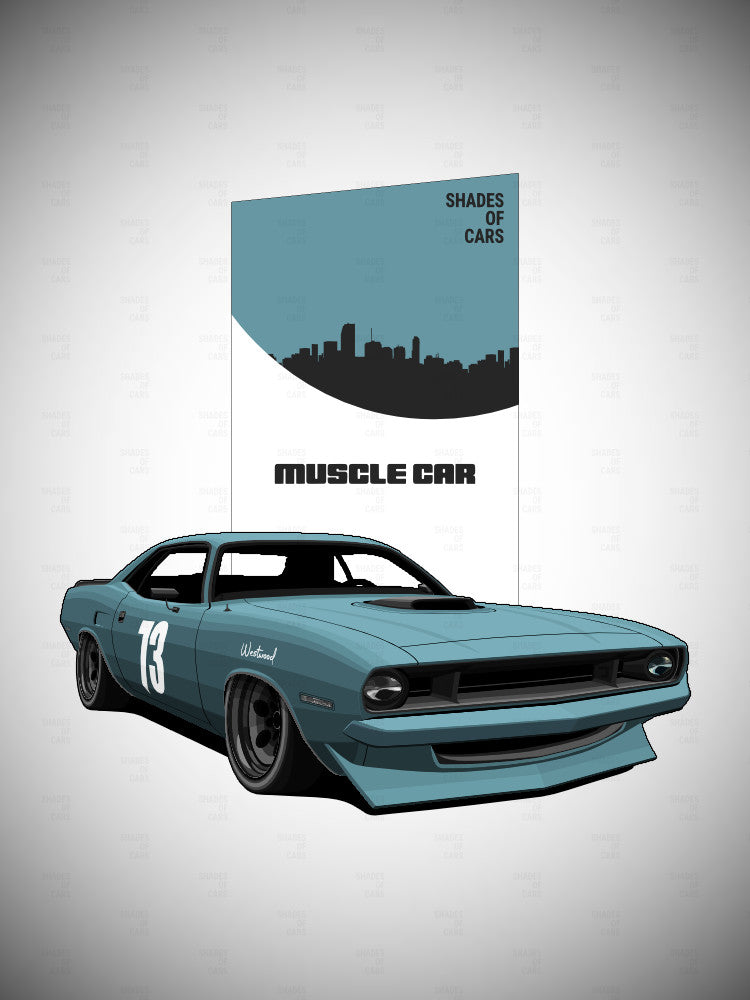 MUSCLE CAR | Automotive Poster