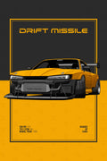 DRIFT MISSILE | JDM Automotive Poster