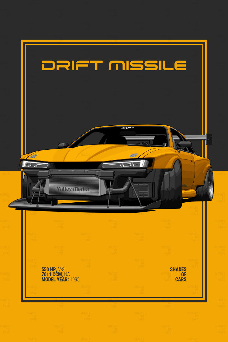DRIFT MISSILE | JDM Automotive Poster