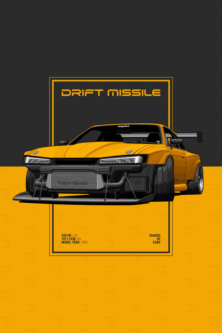 DRIFT MISSILE | JDM Automotive Poster