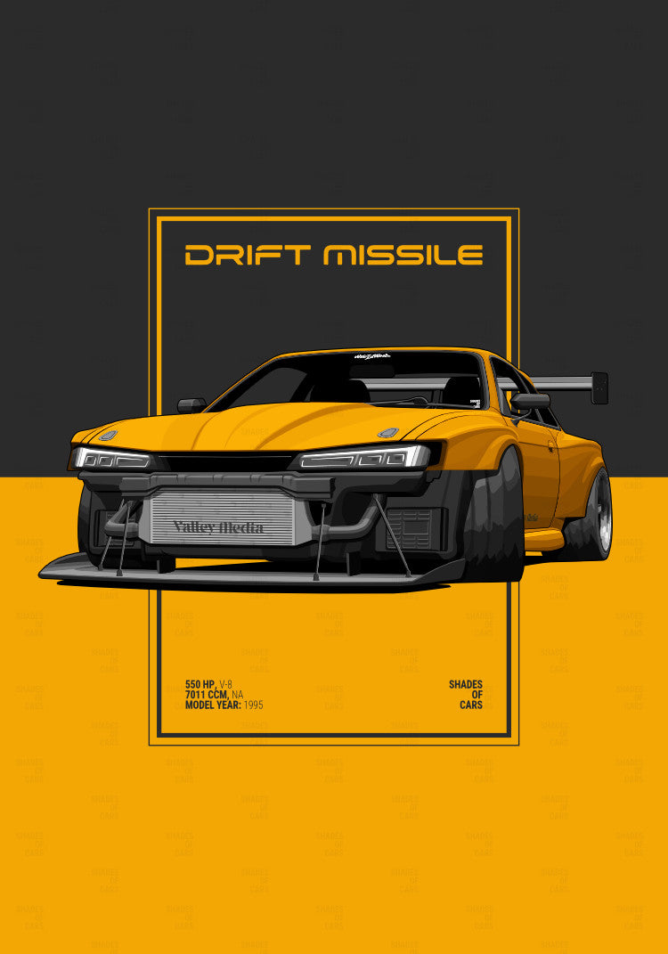 DRIFT MISSILE | JDM Automotive Poster