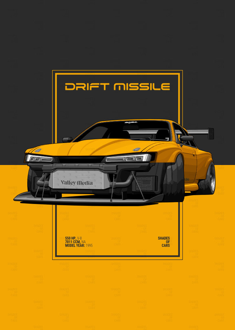 DRIFT MISSILE | JDM Automotive Poster