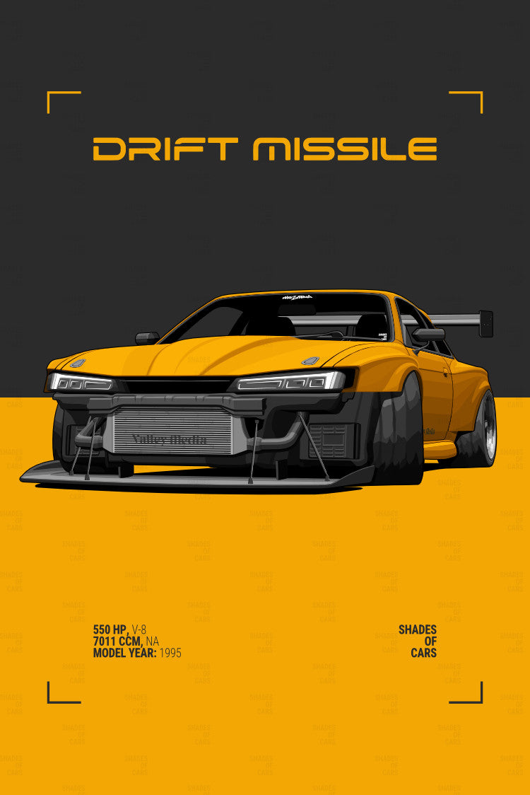 DRIFT MISSILE | JDM Automotive Poster