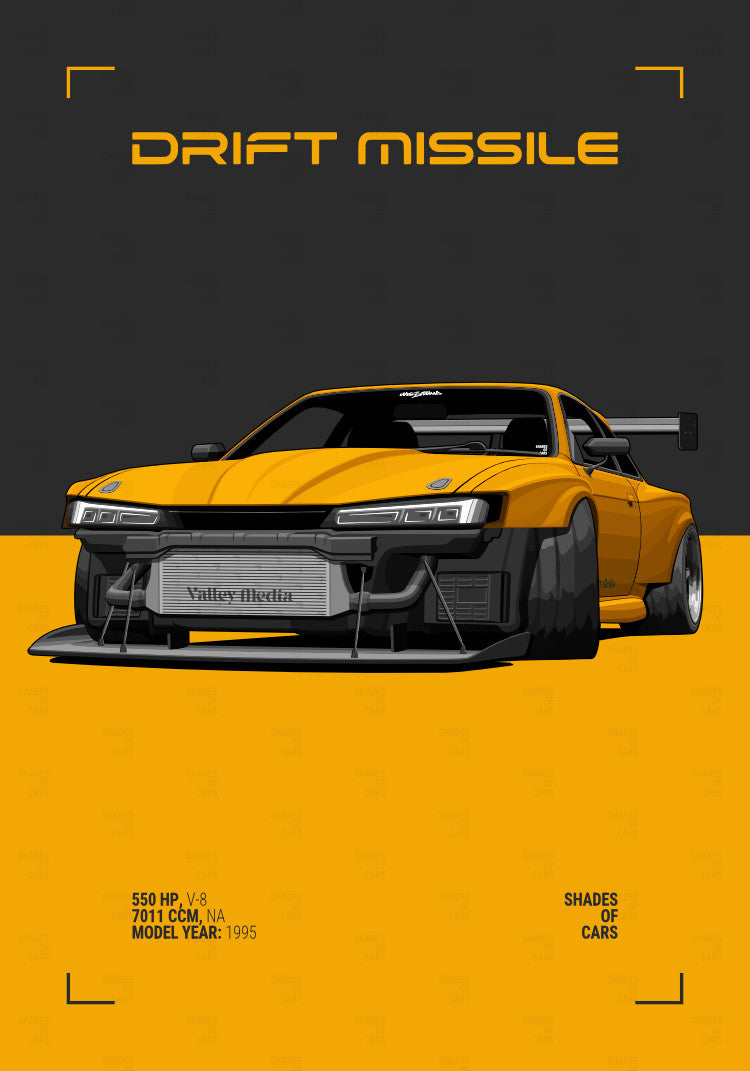 DRIFT MISSILE | JDM Automotive Poster