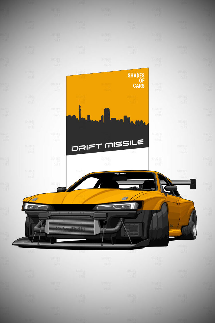 DRIFT MISSILE | JDM Automotive Poster